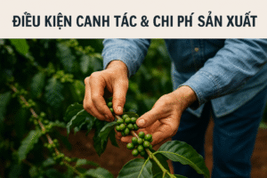 Cà Phê Arabica Và Robusta – Khác Biệt Từ Gốc Rễ Đến Hương Vị 4 Điều kiện canh tác & chi phí sản xuất