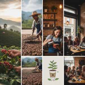 Kinh Doanh Cà Phê Bền Vững: Bắt Đầu Từ Nguyên Liệu & Câu Chuyện Thương Hiệu 6 Câu chuyện thương hiệu: Kết nối cảm xúc và niềm tin