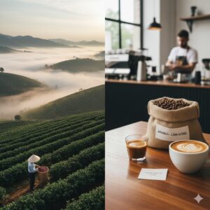 Cà Phê Ngon Không Cần Đường: Sự Thật Về Vị Ngọt Tự Nhiên Của Hạt Cà Phê Arabica 6 Arabica tại vùng cao – Nơi “tái sinh” vị ngọt thật của cà phê