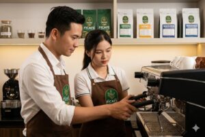 Kinh nghiệm nhượng quyền cà phê