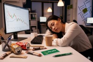 Trạng thái mệt mỏi khi uống cà phê hòa tan