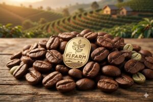 Hạt cà phê rang mộc sạch