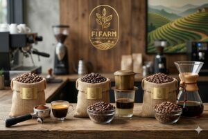 Combo hạt cà phê phối trộn độc quyền từ Fifarm