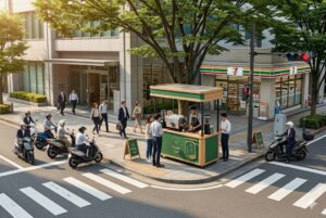 Cách lựa chọn vị trí "vàng" cho quầy cà phê diện tích nhỏ